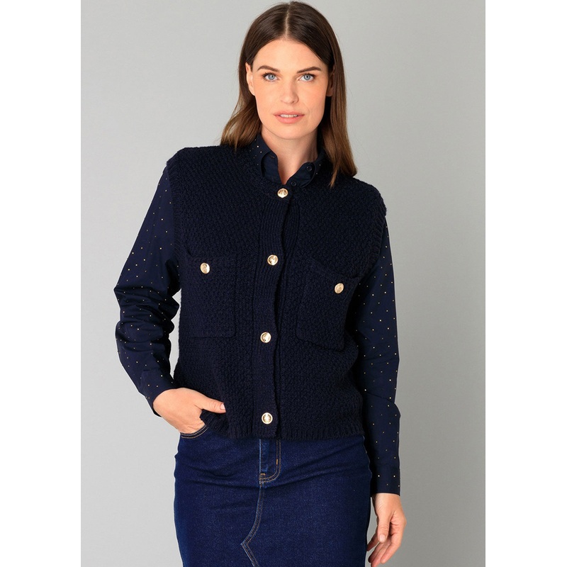 Yest –  Brenda Vest|DARK NAVY|38|40|42|44|46|48