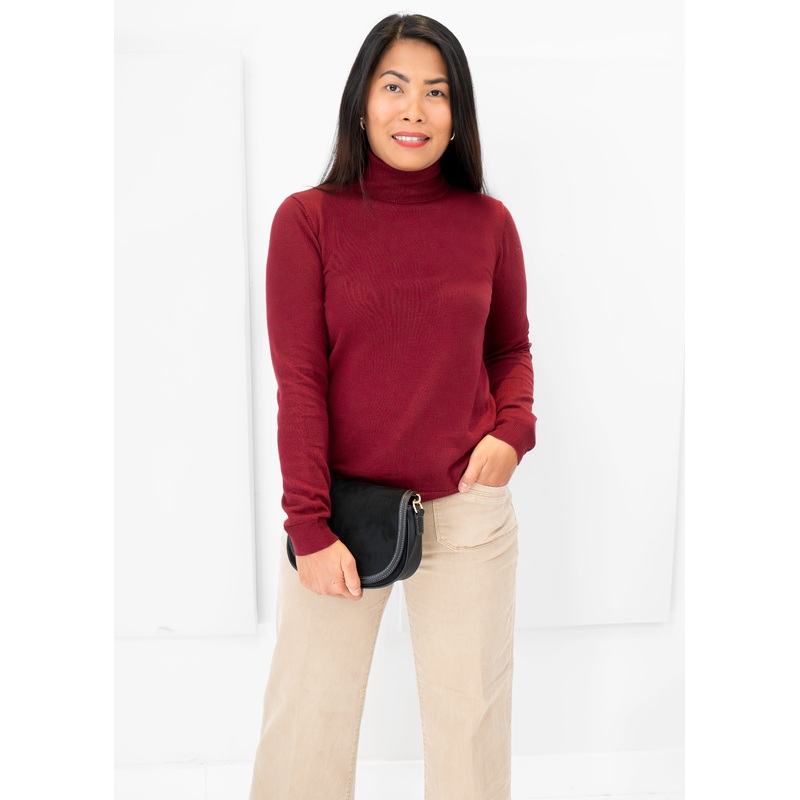 Alashan – Cotton Cashmere Legacy Fold Over Turtleneck
