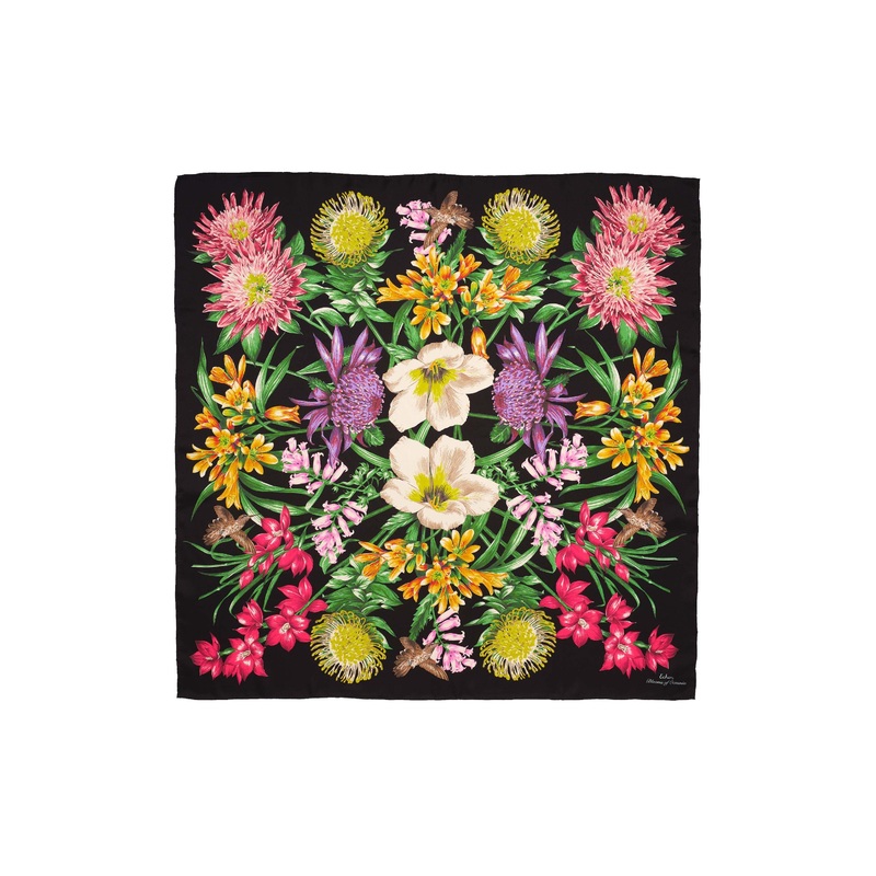 Echo – Blooms of Oceania Series Silk Scarf