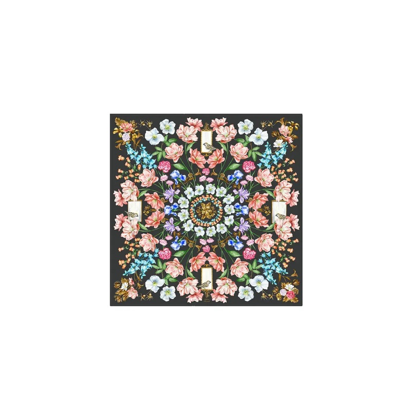 Echo – Flourish Silk Square Scarf
