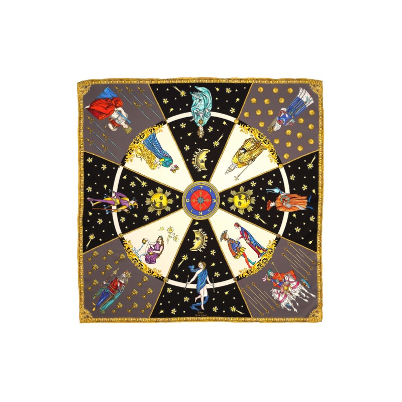 Echo – In The Cards Silk Square Scarf
