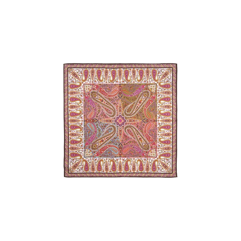 Echo – Quadrant Paisley Square Silk Scarf