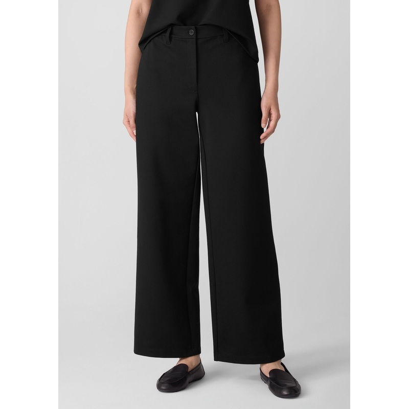 Eileen Fisher – Washable Flex Ponte Wide Trouser Pant