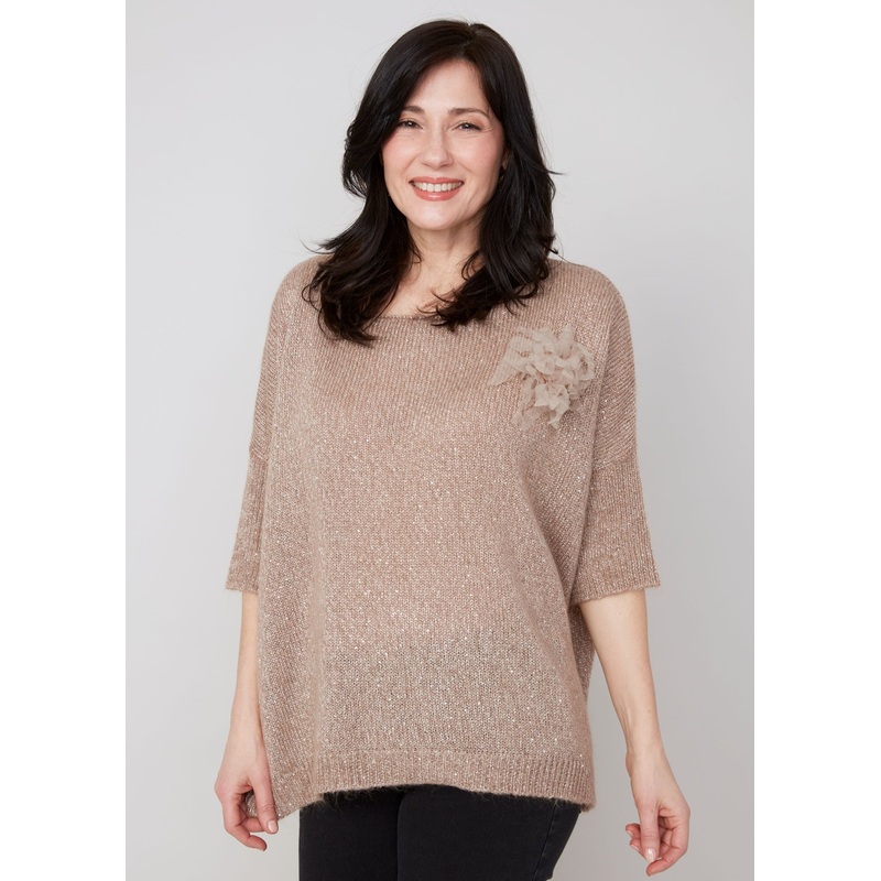 Renuar – Sparkle Sweater|LATTE|M/L