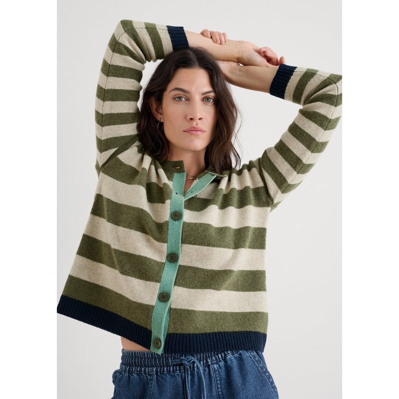 Seasalt – Pinwell Cardigan|LIGHT OLIVE MIX|6|8|10|12|14|16|18