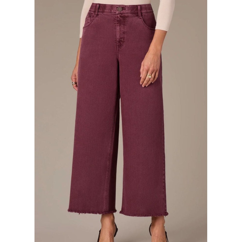Wit & Wisdom – Skyrise Wyatt Fray Hem Wide Leg Boyfriend Jeans