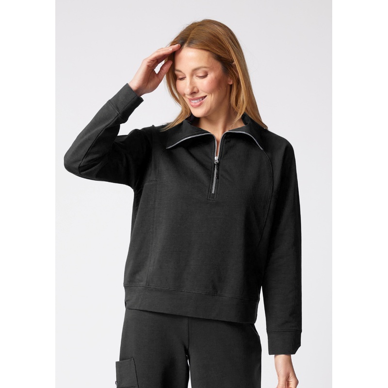 Habitat – Quarter Zip Sweater|BLACK|OXFORD|TRUFFLE|XS|S|M|L|XL