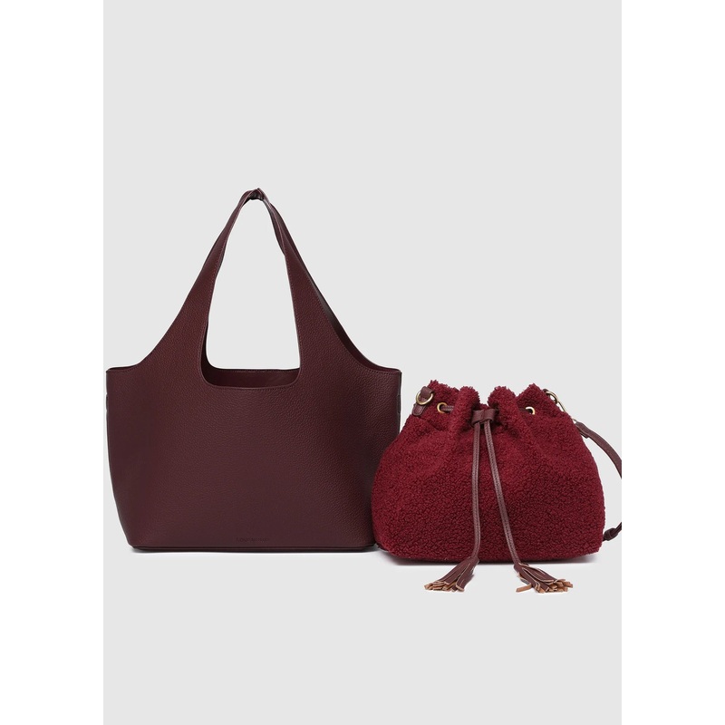 Louenhide – Paisley Handbag|BURGUNDY|BLACK