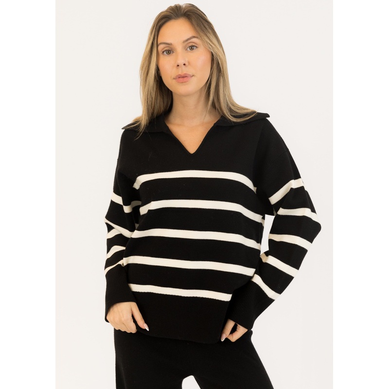 Lyla + Luxe – Bella Striped Pullover