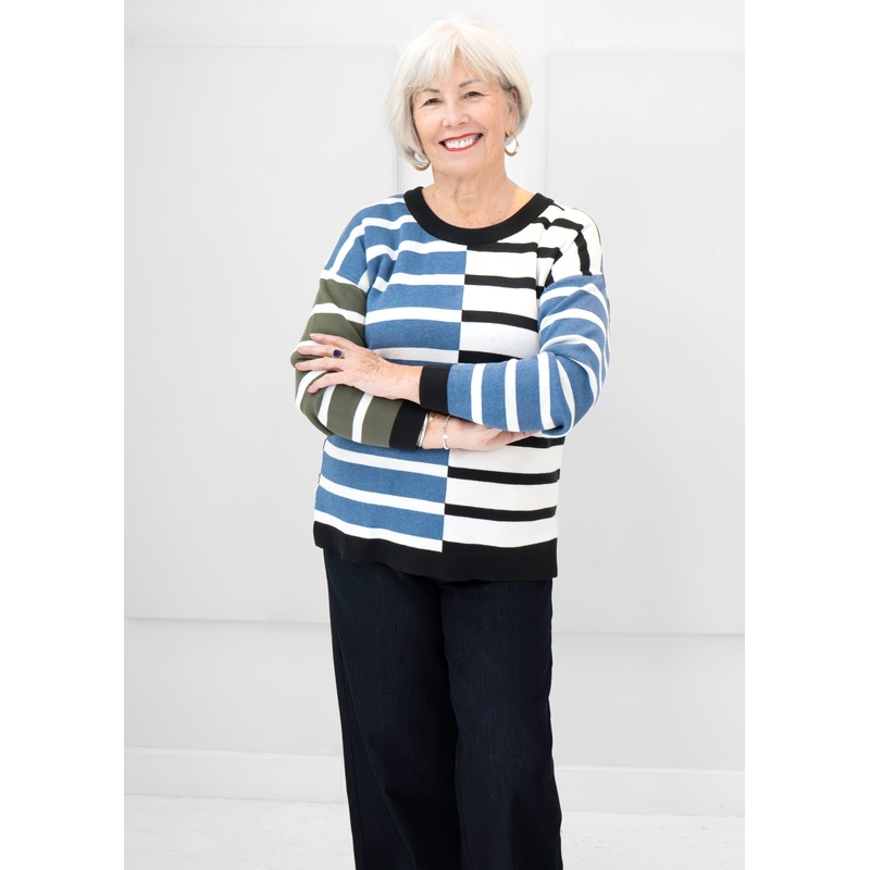 Orientique – Reversible Crew neck Jumper