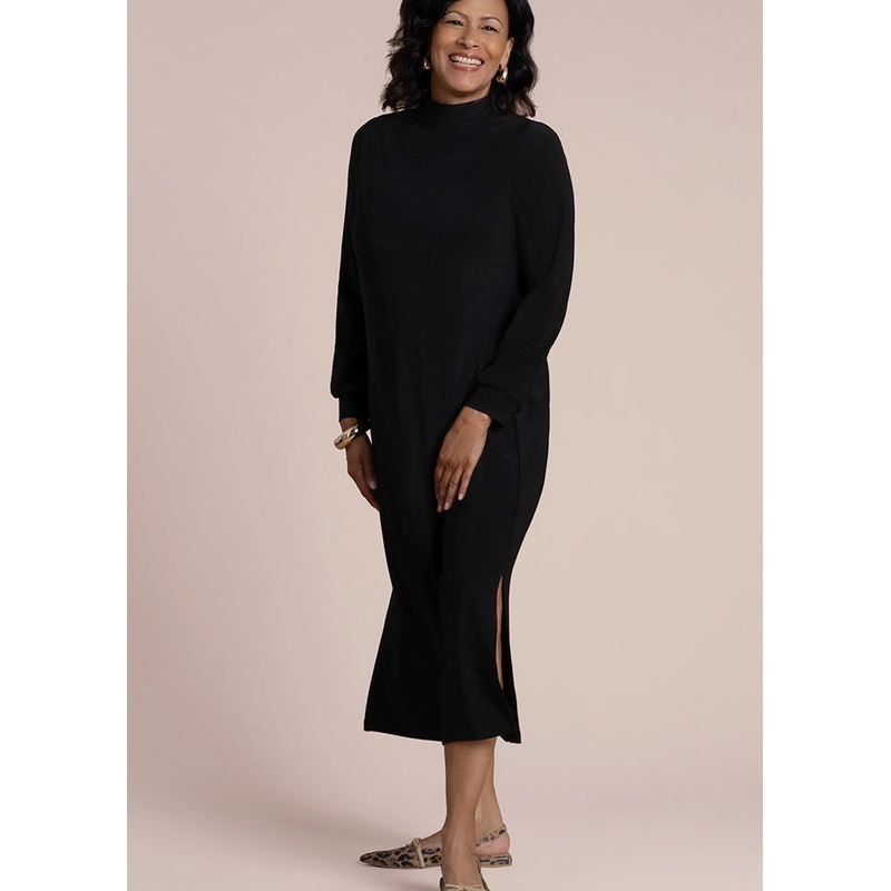 Sympli – Echo Dress|BLACK|4|6|8|10|12|14|16|18