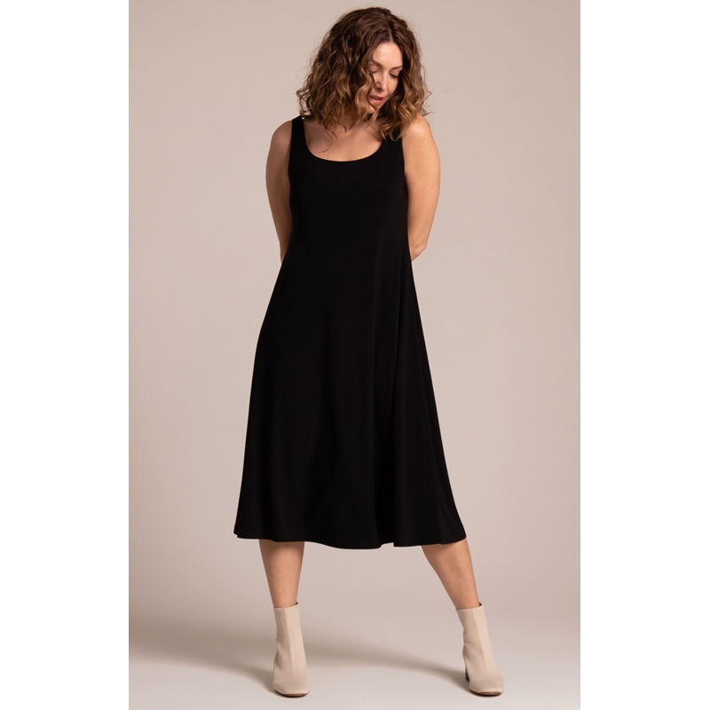 Sympli – Square Neck Fit and Flare Dress