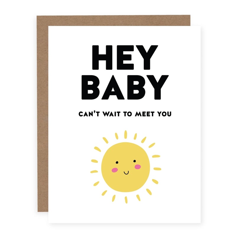 CARD: Hey Baby, Can’t Wait To Meet You – Congratulations