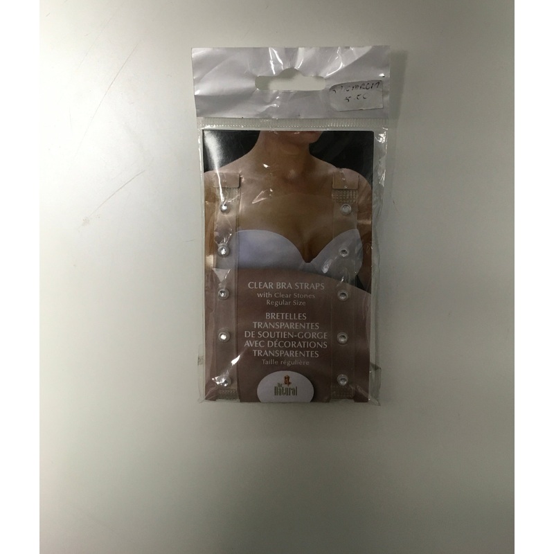 Clear Bra Straps With Gems|Regular