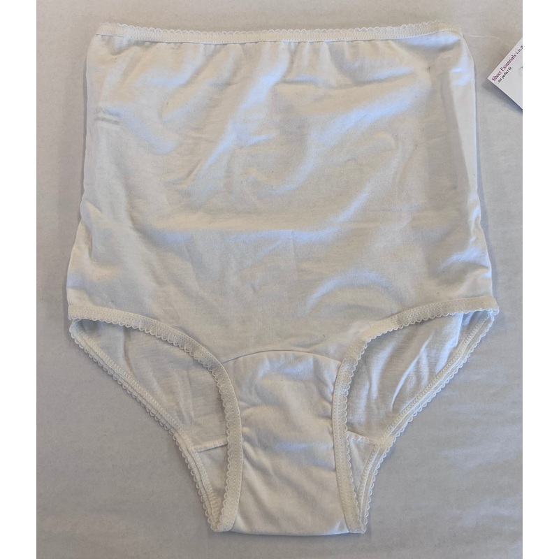 Hanna Cotton High Waist Brief – Size Small