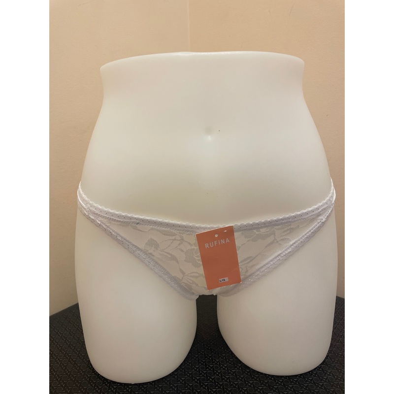 Hi Cut Ladies Lace Bikini|White|Black|Large|X-Large