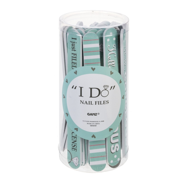 I Do Nail Files|I Said yes|Gorgeous|I Do|I Just Filed|All you need is Love|Mani Thanks