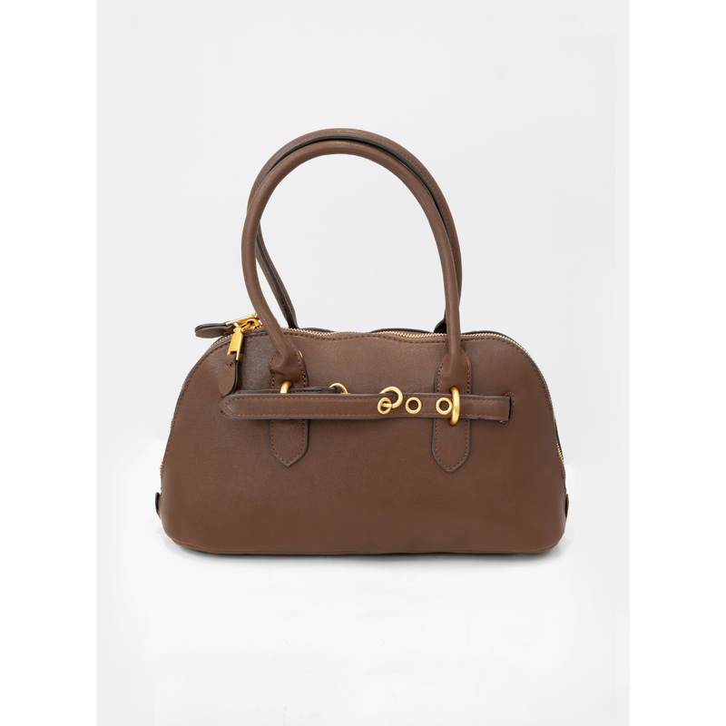 Inzi – Structured Faux Leather Bag