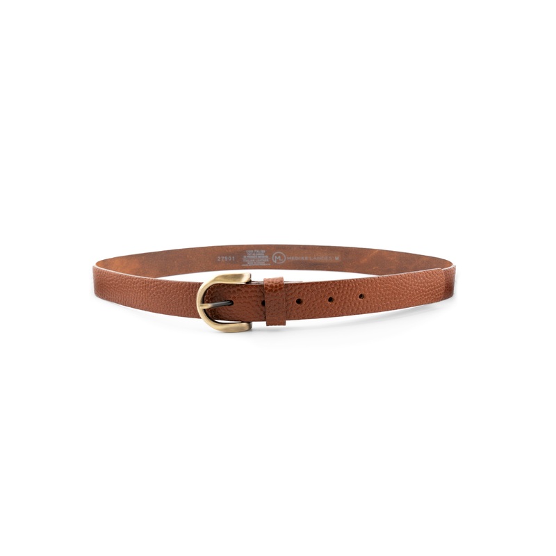 Landes – Pebbled Slim Belt|COGNAC|BLACK|S|M|L|XL