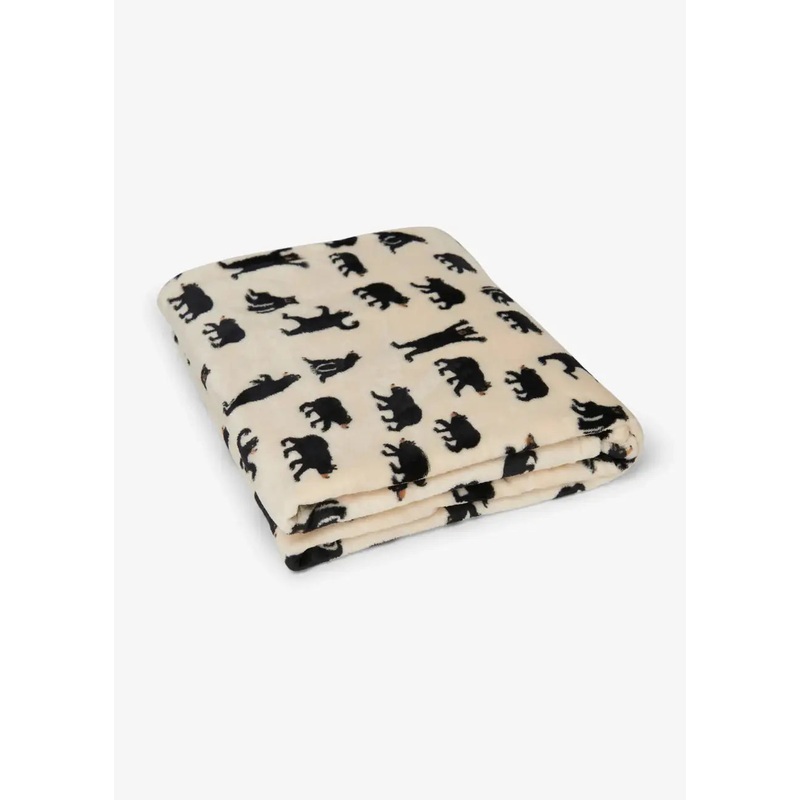 Little Blue House – Black Bears Fleece Blanket
