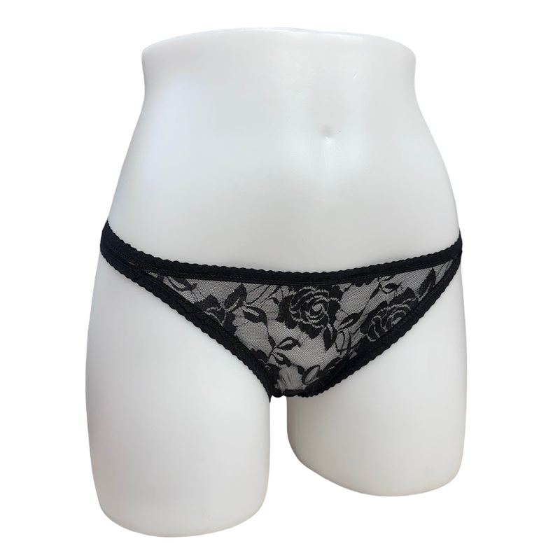 Ruffina Hi-Cut Ladies Brief|White|Black|Small|Large|X-Large|Medium