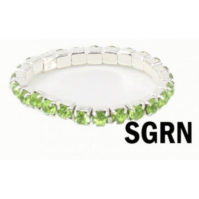 Stretchy Rings|Blue (GBLU)|Green (SGRN)|Pink (GPK)