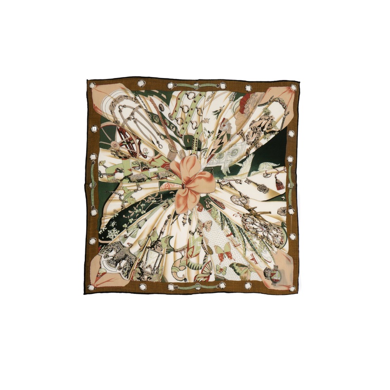 Tom & Eva – Equestrian Mix Reversible Wool Blend Scarf