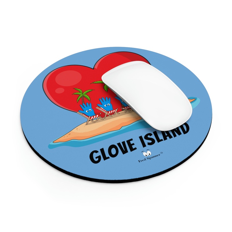 Glove Island – Mouse Pad|One size|Round