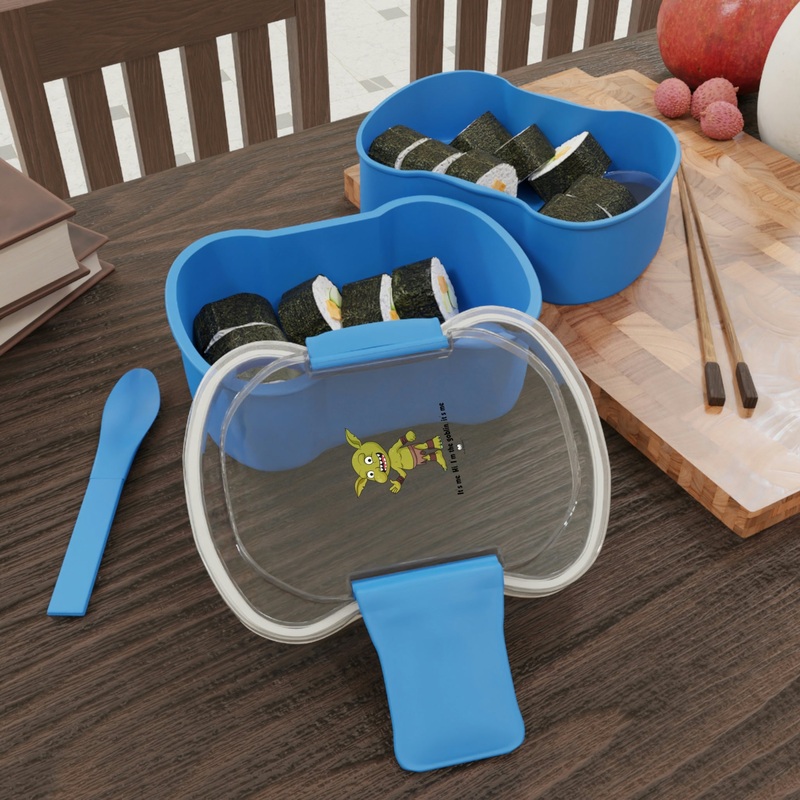 Goblin, Two-tier Bento Box|One size|Blue