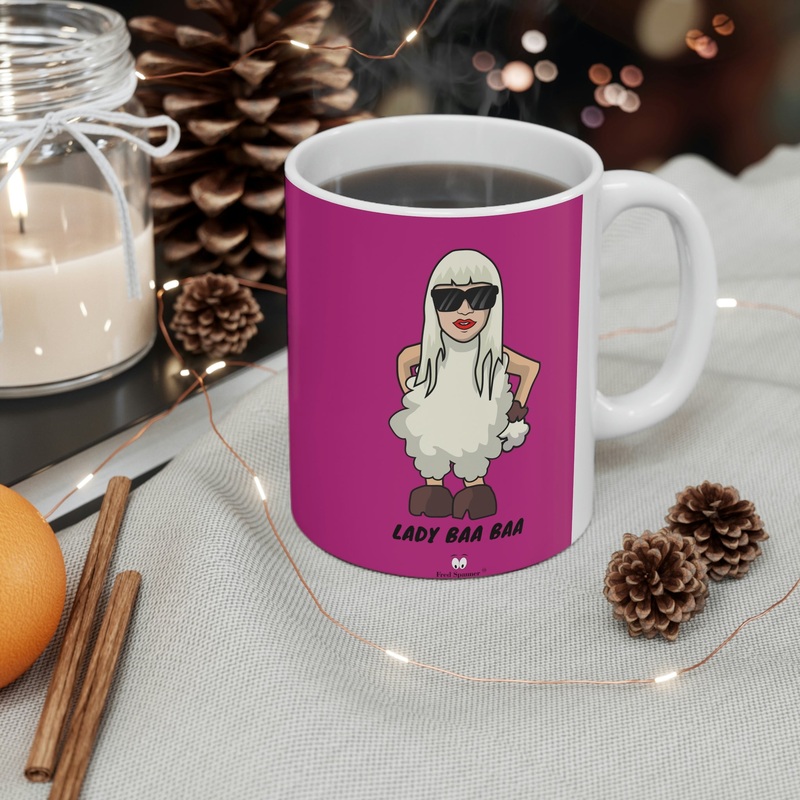 Lady Baa Baa Ceramic Coffee Cup