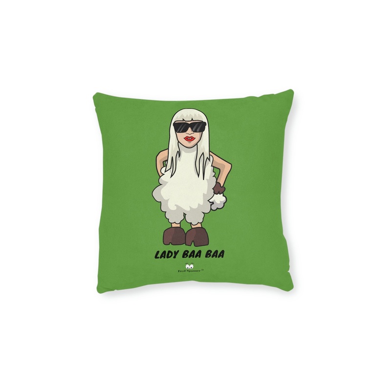 Lady Baa Baa Square Pillow|12″  12″