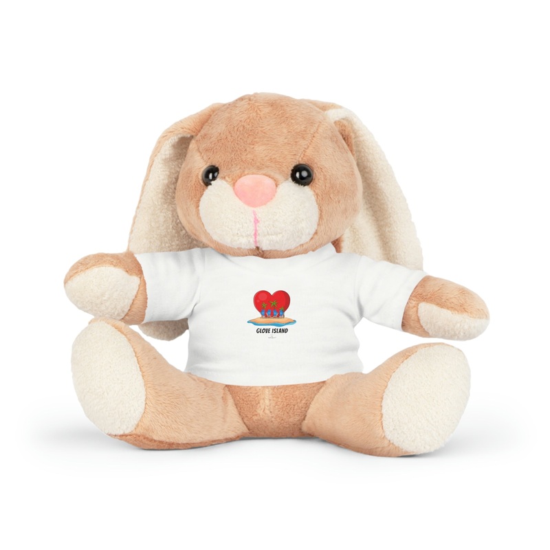Plush Toy with T-Shirt|Bunny|Elephant|Bear|White|One size