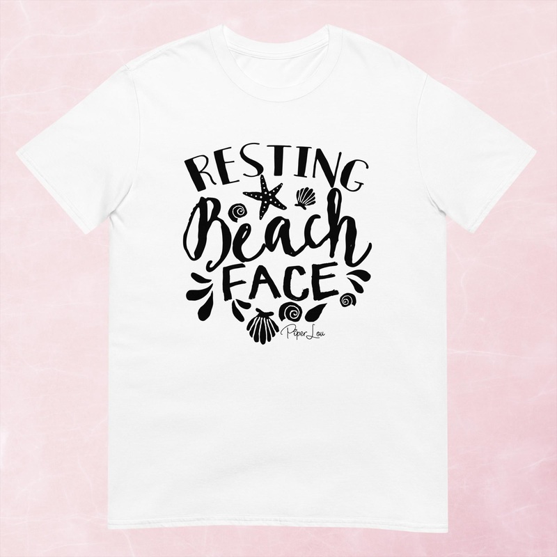 Resting Beach Face Graphic Tee
