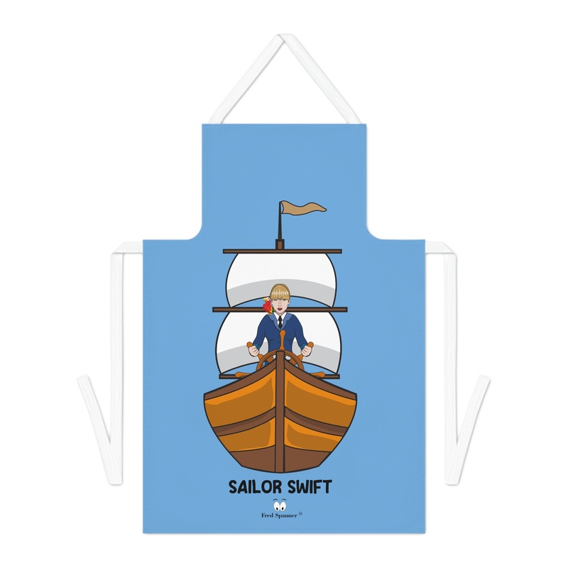 Sailor Swift Apron|One size|White