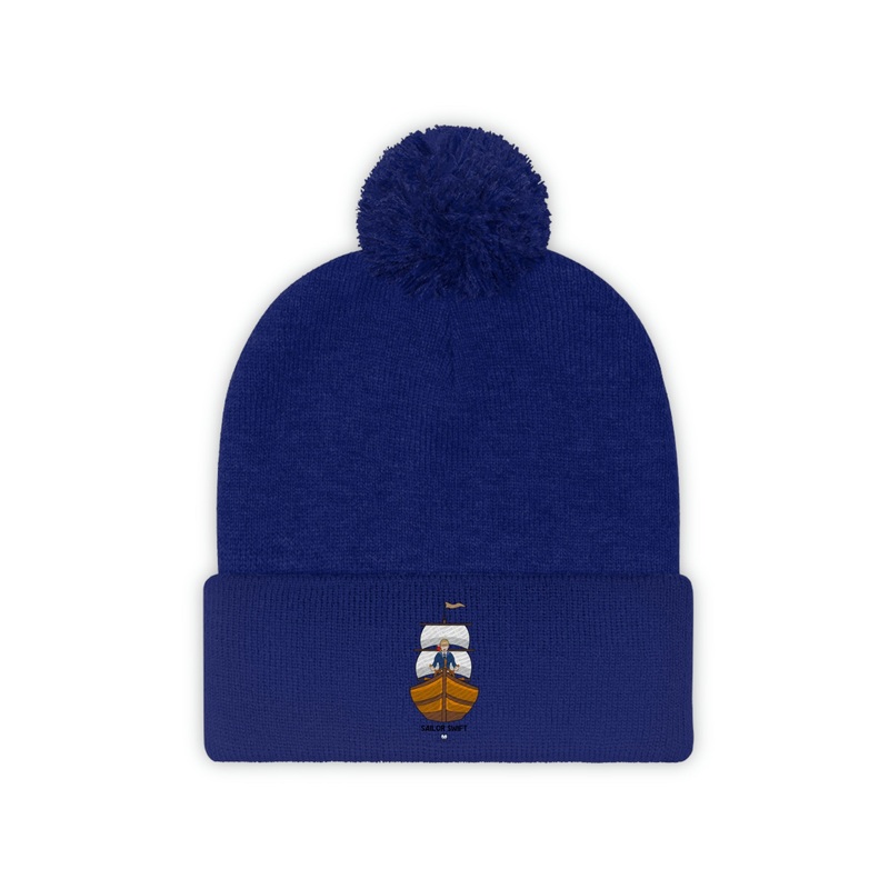 Sailor Swift Pom Pom Beanie|True Royal|Navy/Graphite Heather|Red/Graphite Heather|One size