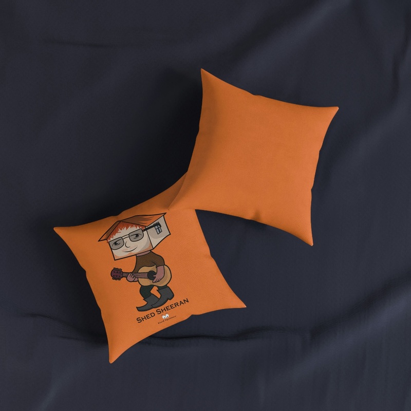 Shed Sheeran Square Pillow|12″  12″