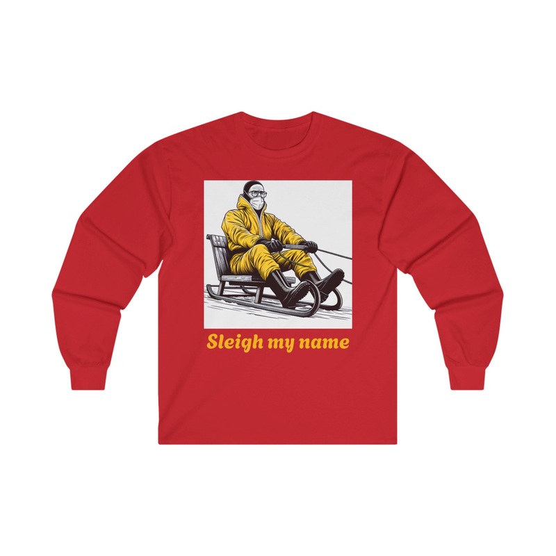 Walter White Sleigh My Name Long Sleeve