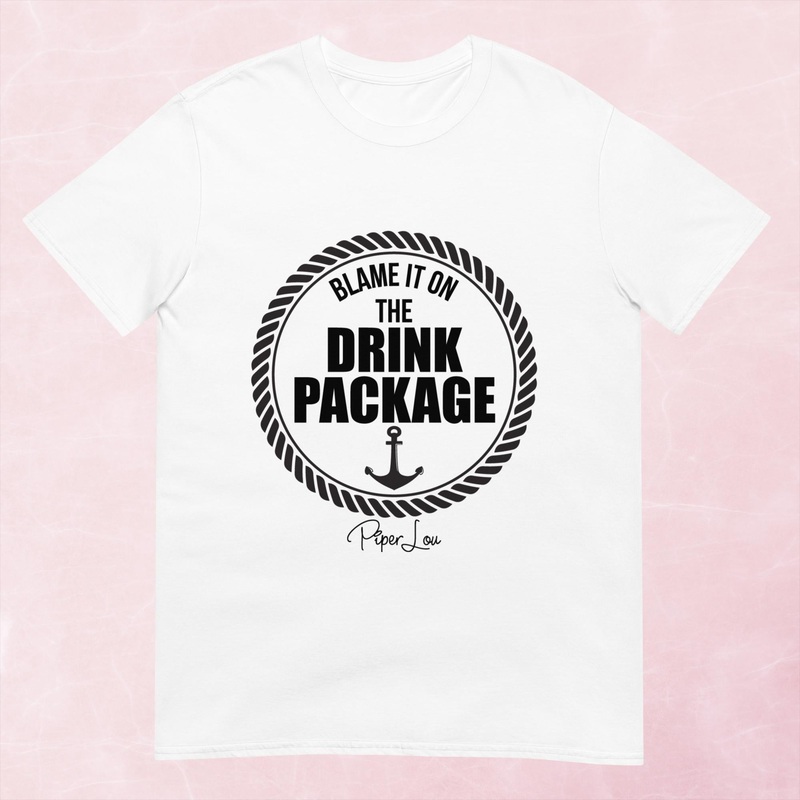 Blame It On The Drink Package Graphic Tee