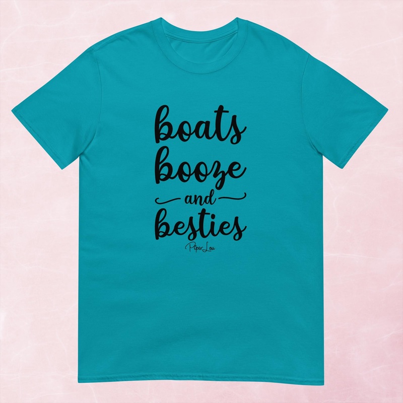 Boats Booze Besties Graphic Tee