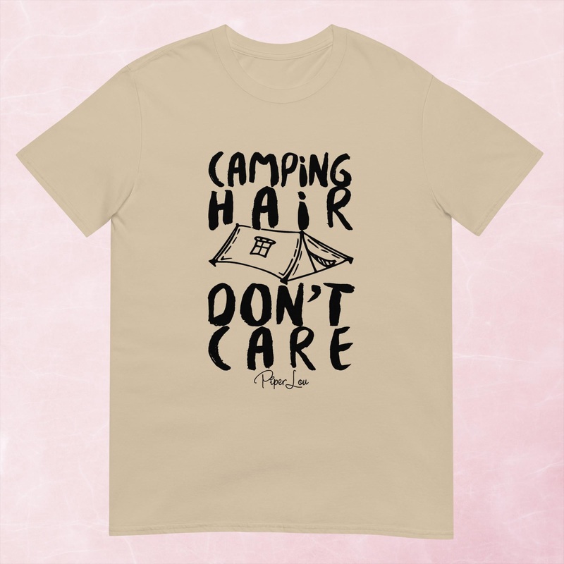 Camping Hair Don’t Care Graphic Tee