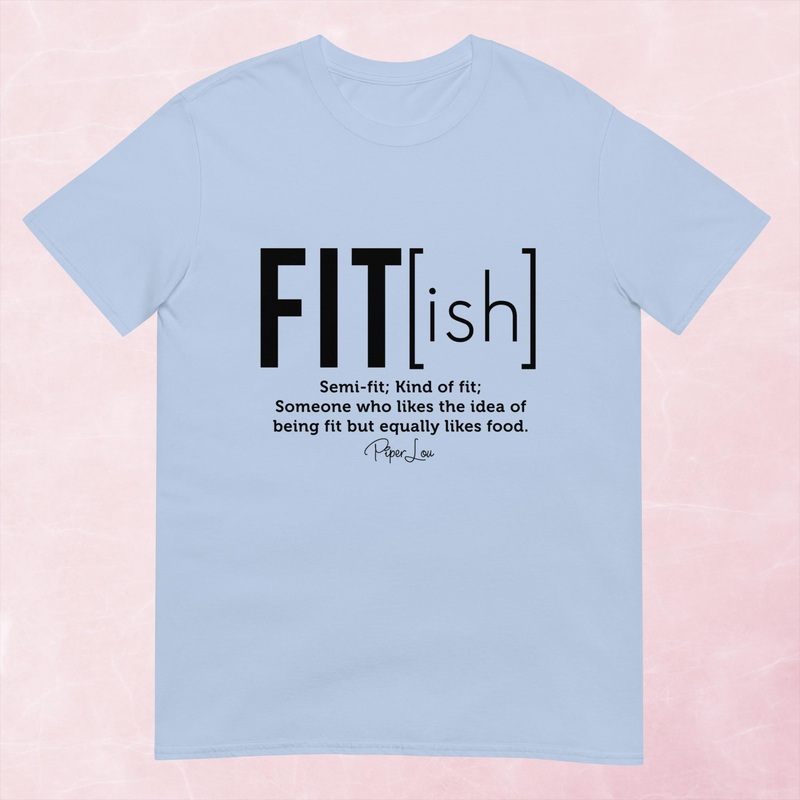 Fitish Graphic Tee|Heather Red|Tropical Blue|Sand|Light Blue|Sport Grey|Cornsilk|White|S|M|L|XL|2XL|3XL