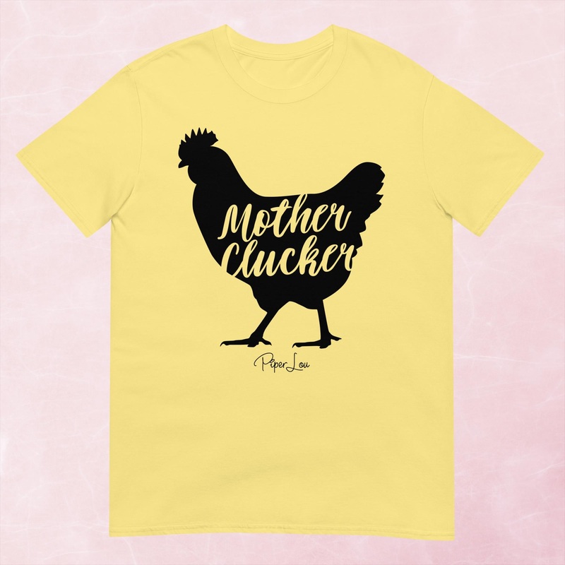Mother Clucker Graphic Tee|Heather Red|Tropical Blue|Sand|Light Blue|Sport Grey|Cornsilk|White|S|M|L|XL|2XL|3XL