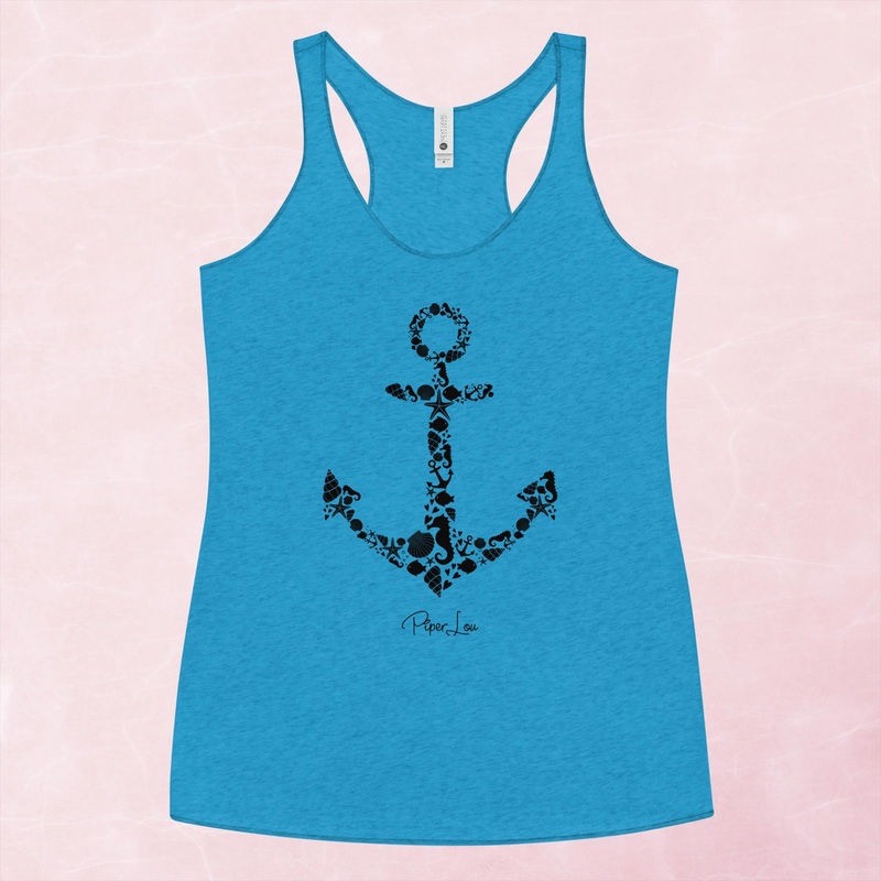 Anchor Graphic Tank Top|Purple Rush|Vintage Red|Vintage Turquoise|Heather White|XS|S|M|L|XL