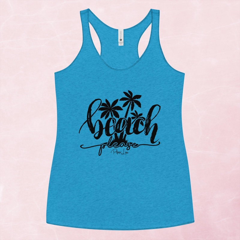 Beach Please Graphic Tank Top|Purple Rush|Vintage Red|Vintage Turquoise|Heather White|XS|S|M|L|XL