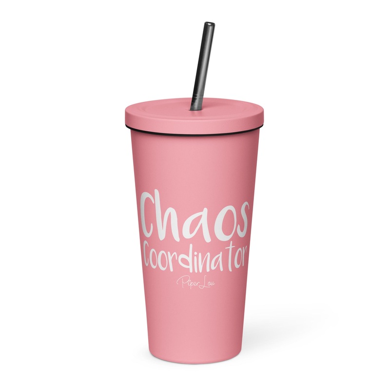 Chaos Coordinator 20oz Burst Tumbler + Straw