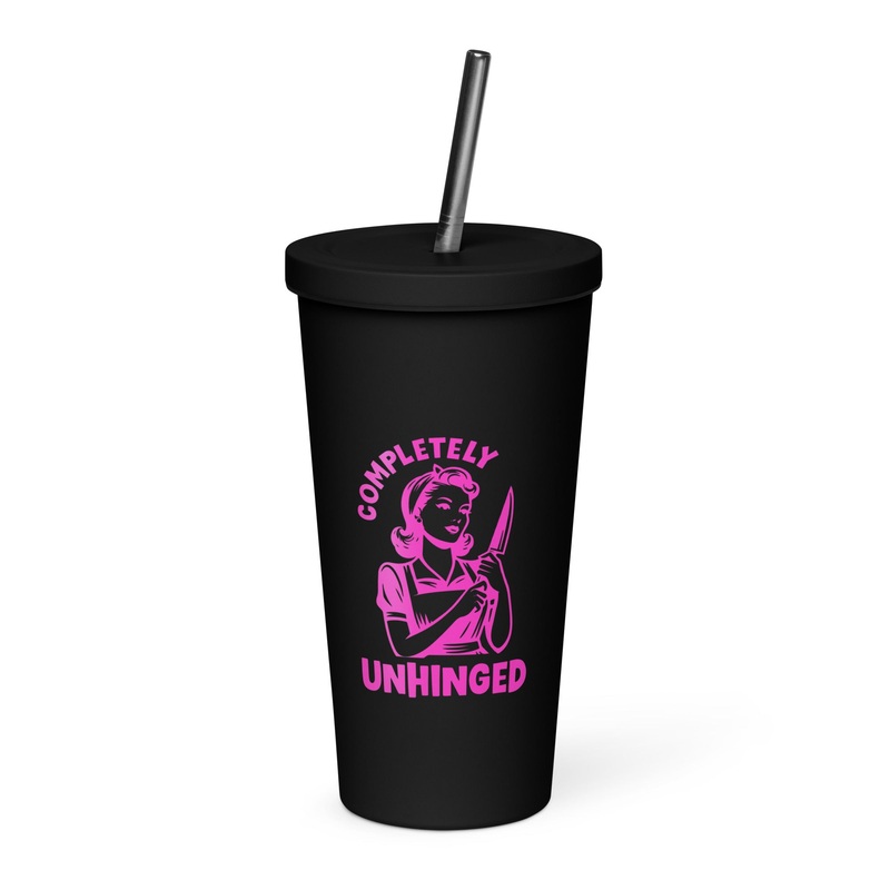 Completely Unhinged 20oz Burst Tumbler + Straw
