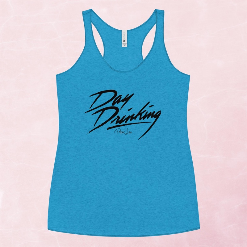 Day Drinking Graphic Tank Top|Vintage Turquoise|Purple Rush|Vintage Red|Heather White|XS|S|M|L|XL