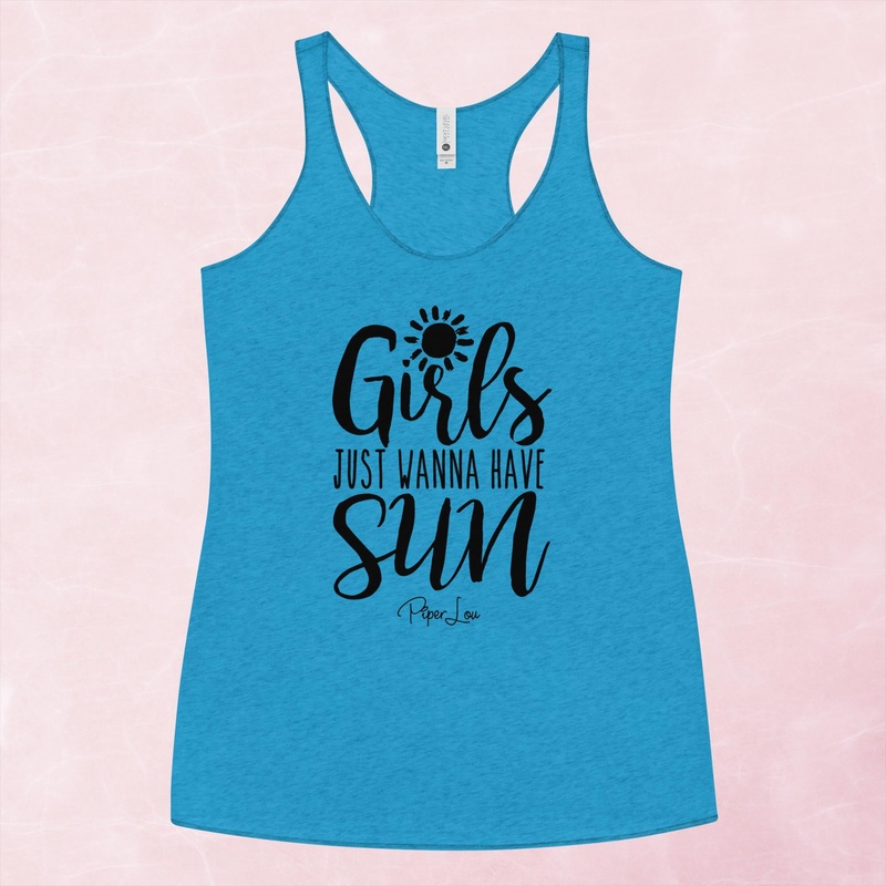 Girls Just Wanna Have Sun Graphic Tank Top