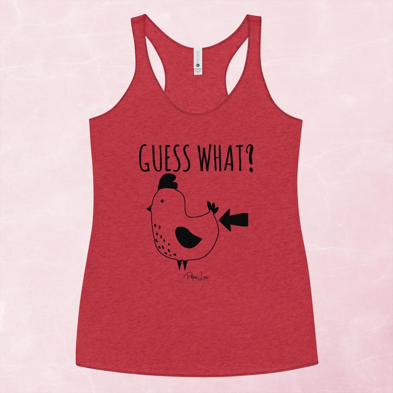 Guess What Chicken Butt Graphic Tank Top