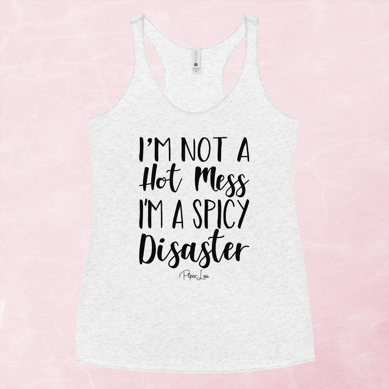 I’m A Spicy Disaster Graphic Tank Top